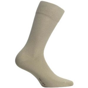 Pánské hladké ponožky PERFECT MAN BEIGE 76 45-47