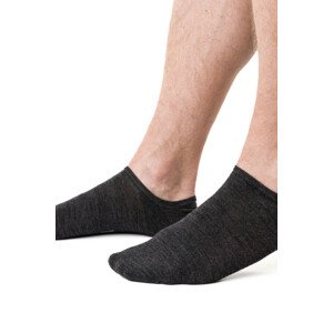 Pánské ponožky MERINO WOOL 130 grafitová melanž 44-46