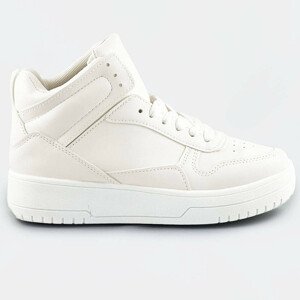 Bílé kotníkové dámské tenisky sneakers (WH2122) bílá XL (42)