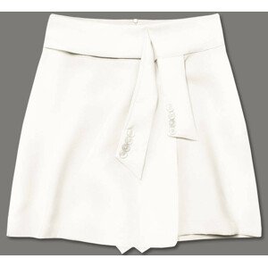 Kalhotová sukně v ecru barvě (S062) ecru XL (42)