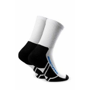 Pánské polofroté sportovní ponožky 047 Bílá 44-46
