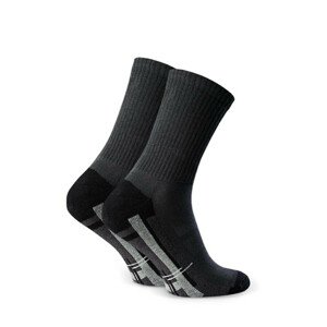 Pánské polofroté sportovní ponožky 047 grafit 44-46