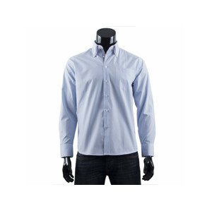 Pánská košile s proužkem s dl.rukávem - TS181-K2 - Gemini L světle modrá s bílou