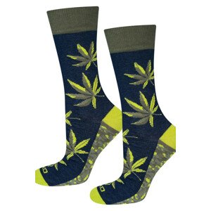 Ponožky SOXO ve sklenici - Marihuana zelená