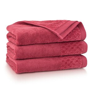 Sada ručníků Zwoltex Carlo Ab Dark Red 30x50/50x100/70x140