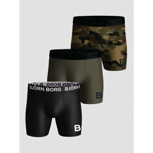 3PACK pánské boxerky Bjorn Borg vícebarevné (10000900-MP004) XXL