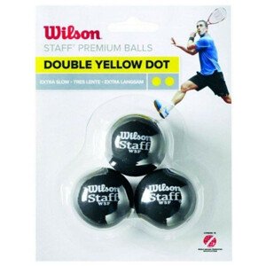 Míček Wilson Staff Squash Yellow Dot WRT618300 jedna velikost