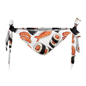 Aloha From Deer Sushi - Bento Bikini Bows Bottom WBBB AFD534 White S