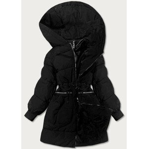 Černá dámská oversize zimní bunda (736ART) černá ONE SIZE