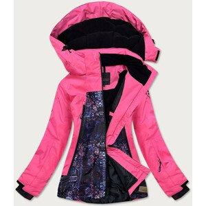 Růžová dámská zimní sportovní bunda (B2373) růžová S (36)