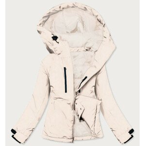 Dámská zimní lyžařská bunda v barve ecru (HH012-34) ecru XL (42)
