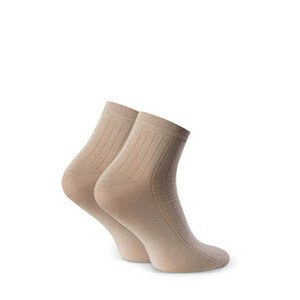 Pánské vzorované ponožky 054 BEIGE/SMOOTH 38-40