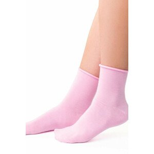 Dámské netlačící ponožky 125 světle růžová 35-37