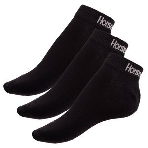 3PACK ponožky Horsefeathers rapid černé 44-47
