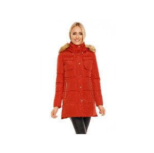 Dámská zimní bunda s kapucí Jacke 22091 - Jayloucy Paris L červená