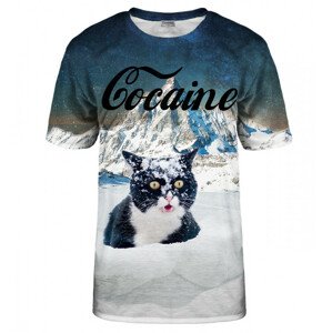 Dámské tričko Cocaine Cat T-Shirt Tsh 7 - Bittersweet Paris XXL modrá