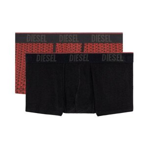 Pánské boxerky 2ks - 00SMKX 0NEAJ E6187 - červená - Diesel M černá/červená