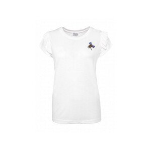 Dámské tričko s volánky D1513 - Fresh made M bílá