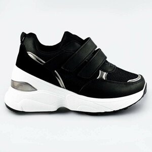 Černé dámské sportovní boty se suchými zipy (CUD-63) černá L (40)