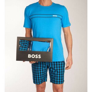 Pánské pyžamo Urban Short set 50465583 - Hugo Boss L Modrá