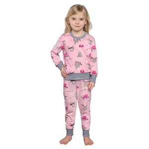 Dívčí pyžamo Orso růžové růžová 98/104