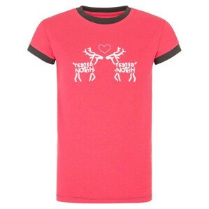 Dívčí bavlněné tričko Avio-jg růžová - Kilpi 152