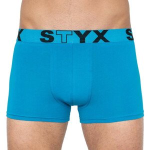 Pánské boxerky Styx sportovní guma světle modré (G969) S