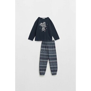 Vamp - Dvoudílné dětské pyžamo - Darby BLUE 4 17576 - Vamp