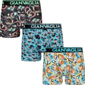 3PACK pánské boxerky Gianvaglia vícebarevné (GVG-5502) XL