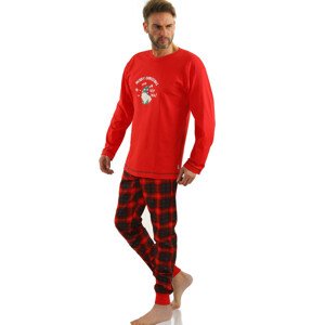 Pánské pyžamo 2576 Červená 2XL