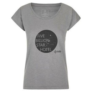 Dámské bavlněné tričko Star-w světle šedá - Kilpi 36
