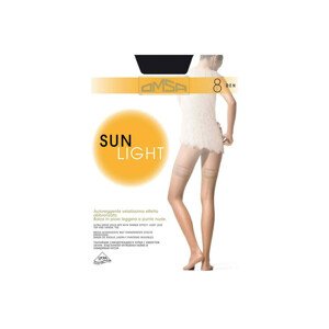 Samodržící punčochy Sun Light 8 den - Omsa XL přírodní béžová(beige)