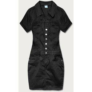 Dámské šaty s límečkem GD6661 - GOURD jeans černá 2XL