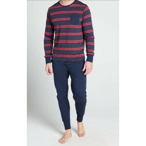 Pánské pyžamo 500008 - Jockey XL tm.modro-červená