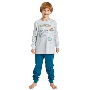 Dětské pyžamo Muydemi 750047 Sv. šedá 4