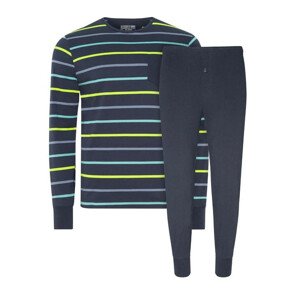 Pánské pyžamo 500008 498 tm.modrá/zelená - Jockey  tm.modrá-zelená XL