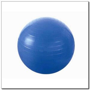 Gymnastický míč YB01 55 cm modrý NEUPLATŇUJE SE