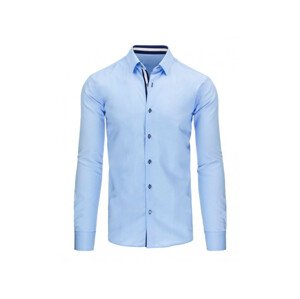 Pánská košile s dlouhým rukávem DX1066 - Viadi Polo  světle modrá M