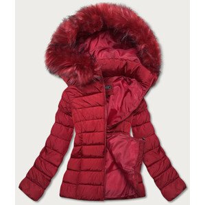 Krátká červená dámská zimní bunda (YP-20091-8) Červená S (36)