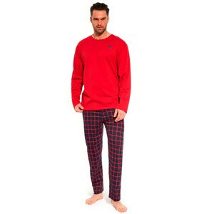 Pánské pyžamo 124/210 Winter2 - CORNETTE Červená XL