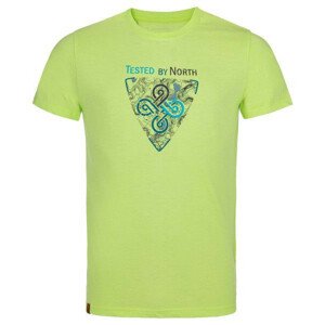 Pánské bavlněné tričko Gilroy-m světle zelená - Kilpi XXL