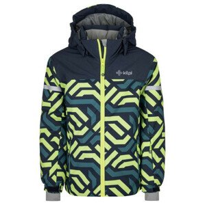 Chlapecká lyžařská bunda ATENI-JB Tmavě zelená - Kilpi  110