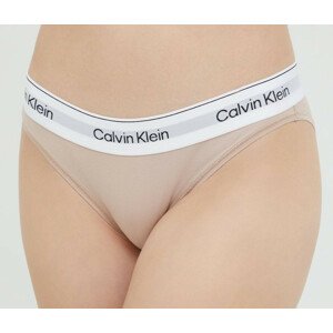 Dámské kalhotky QF7047E 7NS béžová - Calvin Klein béžová S