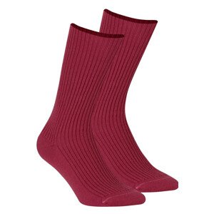 Vzorované ponožky AKRYL/VLNA W.957 růžová UNI