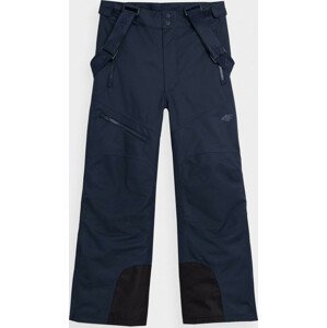 Dětské lyžařské kalhoty 4F HJZ22-JSPMN002 tmavě modré 128