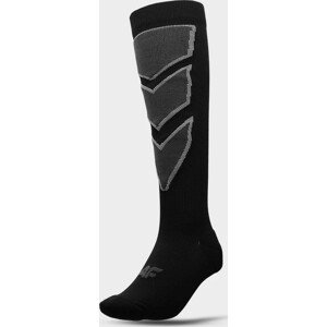 Pánské lyžařské ponožky 4F AW22UFSOM030 černé 43-46