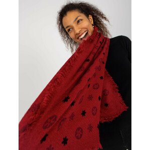 Dámský šátek AT CH 23505 1.55 tmavě červený jedna velikost