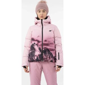 Dámská lyžařská bunda 4F H4Z22-KUDN004 světle růžová S