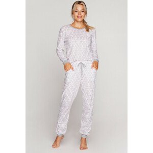 Dámské pyžamo - 977 šedá XL