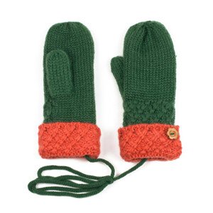 Dámské pletené rukavice 13200 - Art Of Polo zelená-oranžová uni